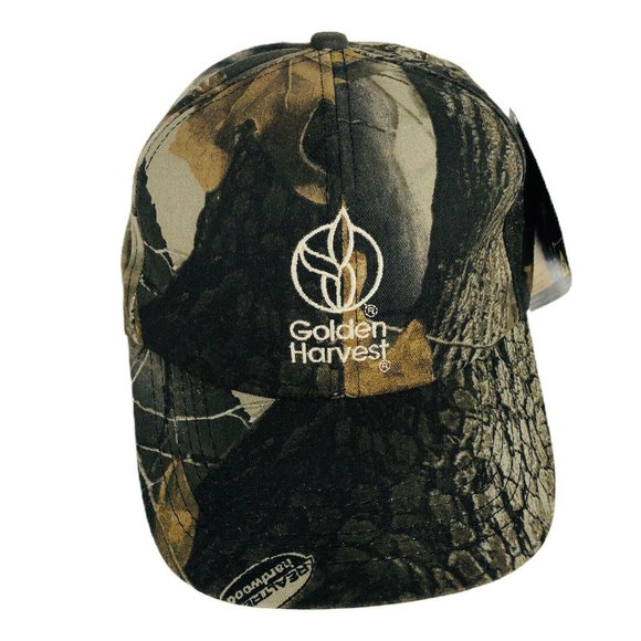 Realtree Other - New Golden Harvest Hat K Products Snapback Camo Hunting Realtree Hardwoods